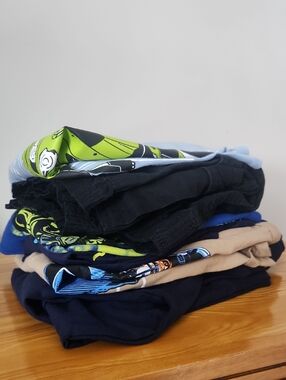 Boys Clothing Bundle Size 10. Mostly  New Total 6 Items.
